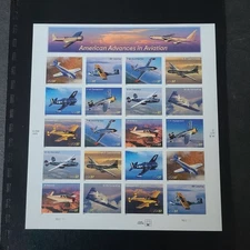 US 2005 #3916-3925 (3925a) 37c American Advances in Aviation sheet of 20 MNH