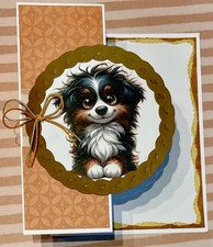 4 Stampin UP Bernese Mnt Dog  You  ve been on my Mind  Fab Sayings DIY Card Kit