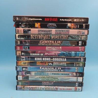 Godzilla DVD Lot of 14 King Kong Vs Godzilla Mechagpdzilla II Megalon Motha  