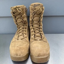 Danner Tanicus 8" Leather Tactical Military Boots Men’s 8 Mojave Tan Side Zip