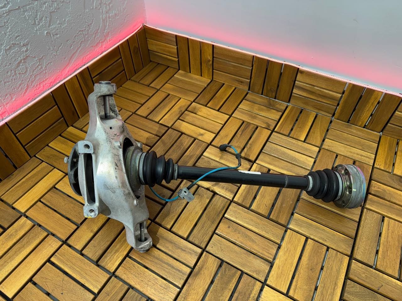 Ferrari F430 Left Rear Axle Shaft + Hub + Bearing # 201911, 179328, 194134