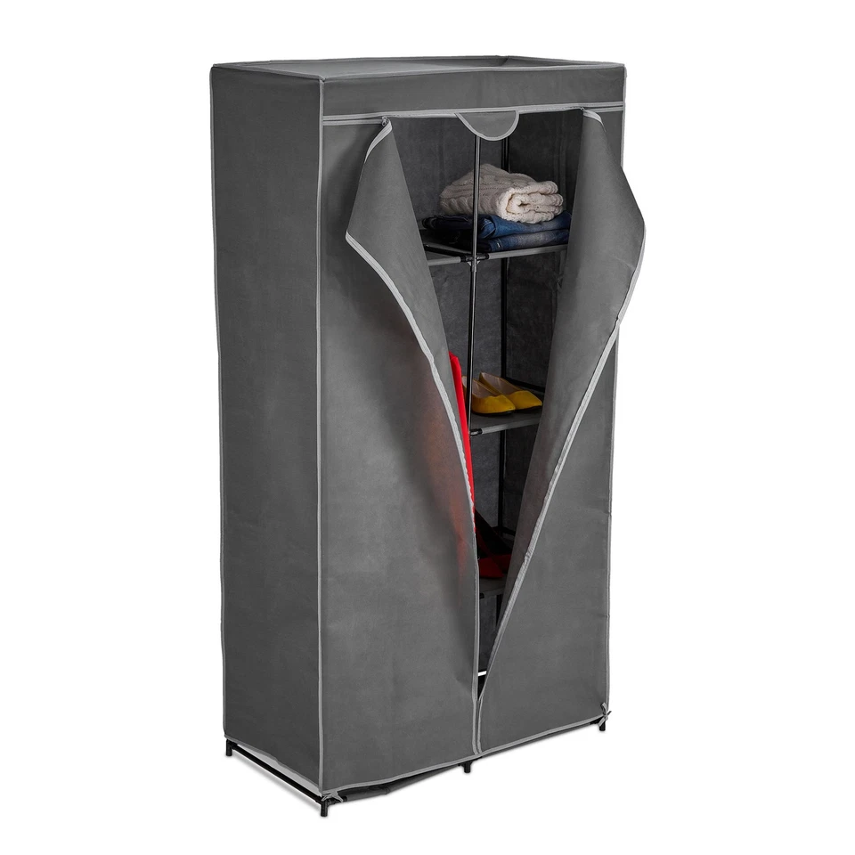 Stoffschrank Stoffkleiderschrank Faltkleiderschrank Textilschrank 6 Fächer