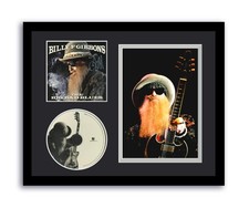Billy Gibbons Autographed Signed 11x14 Framed CD Photo Big Bad Blues ZZ Top ACOA
