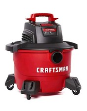CRAFTSMAN CMXEVCVVJf608   6 Gallon 3.5 Peak HP Wet/Dry Vac, Portable Shop Vacuum