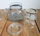 Vintage PYREX 7125-B Flame Ware Glass Coffee Pot Carafe Percolator COMPLETE Read
