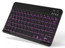 Backlit Wireless Bluetooth Keyboard for iPad Samsung Tablet Phone iPhone