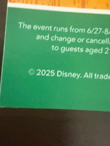 DISNEY SPRINGS FLAVORS OF FLORIDA 2025 EVENT GUIDE BROCHURE MAP STICKERS NEW!! - Picture 5 of 5