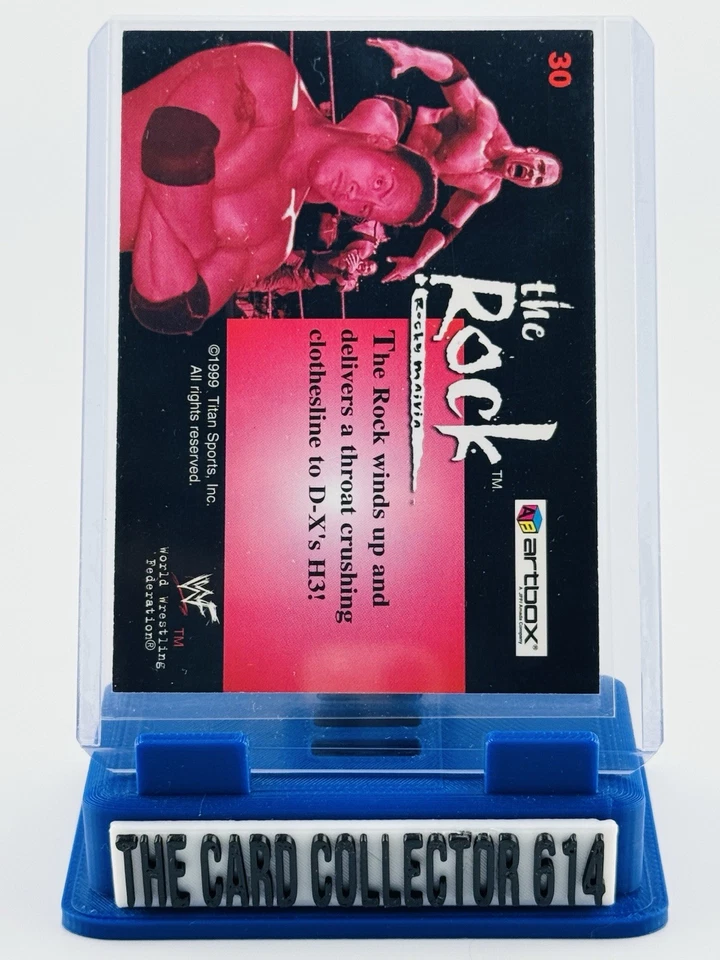 🔥 The Rock 1999 Artbox WWF Lenticular Motion #30 - Image 2 of 2