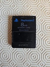 Czarna 8MB Oficjalna karta pamięci PS2 Oryginalna Sony PlayStation SCPH-10020 Testowana #6