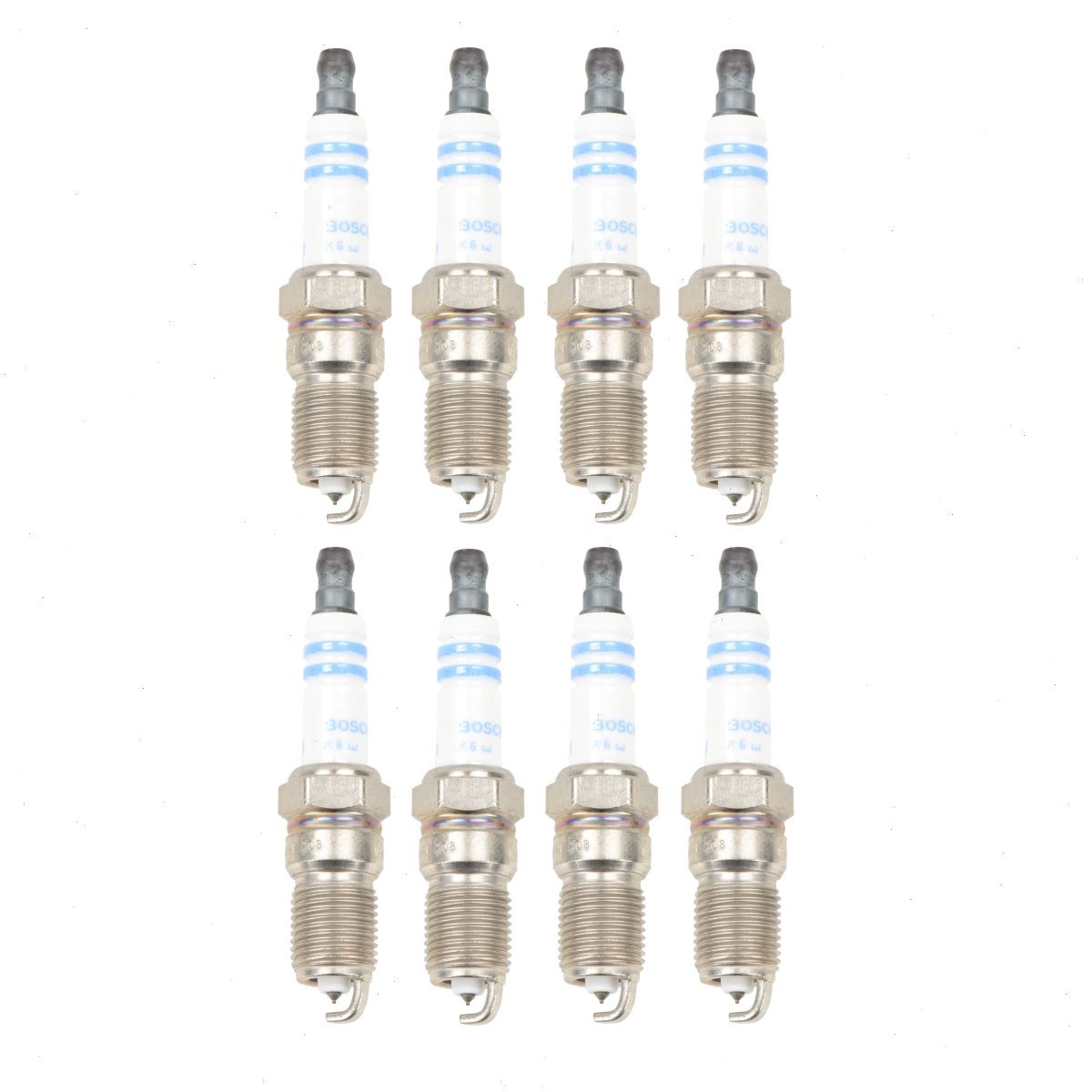 8 pc Bosch Double Platinum Spark Plugs for 1996-1999 Chevrolet K1500 fb