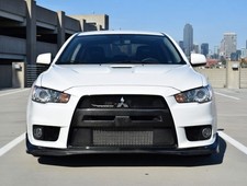 Carbon Front Grill Cover For Mitsubishi Evolution Evo X 10