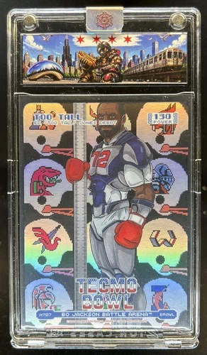 2026 Battle Arena Tecmo Bowl Too Tall Debut Helmets Battlefoil SP #H707