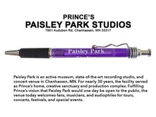 Bolígrafo Oficial Prince Paisley Park Studios MUY RARO