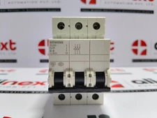 Siemens 5SJ63 MCB C6 Circuit Breaker 3-Pole 400V