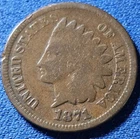A 1871 Indian Head Cent. Tough Date To Find