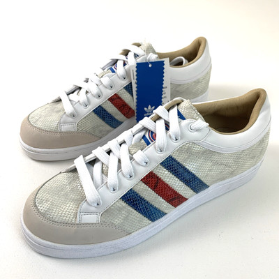 Adidas Originals Americana Lux Snakeskin Size 9 White Blue Red Vintage 2006