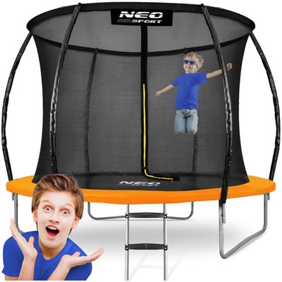 Trampolin Gartentrampolin Kindertrampolin Sicherheitsnetz Neo-Sport 312 cm