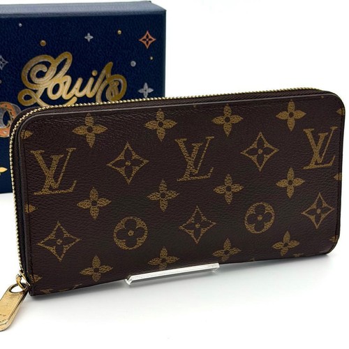 2026 Louis Vuitton Monogram Zippy Wallet Long Wallet with IC Chip