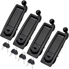 Compression Latch with Key Zinc Alloy Compression Locks Flush Mount Trigger L...