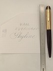 Wahl Eversharp Skyline Burgundy Fountain Pen 14k Gold Nib Restored — photo 1