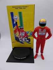 Ayrton Senna McLaren Tribute Figure Scale 1/18 + Podium MCL
