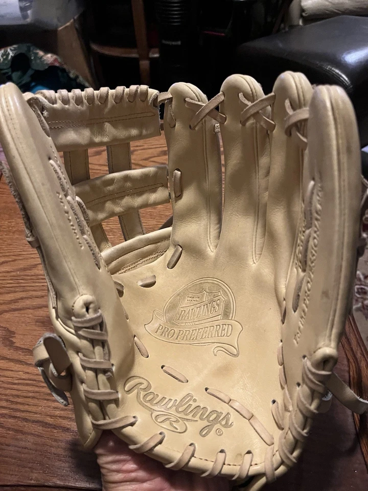 RAWLINGS PROSNP7-6 PRO PREFERRED 12 1/4”  BROWN LEATHER BASEBALL GLOVE   - Image 4 of 4