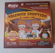 Playz Volcanic Eruption & Lava Lab. STEM Science Project