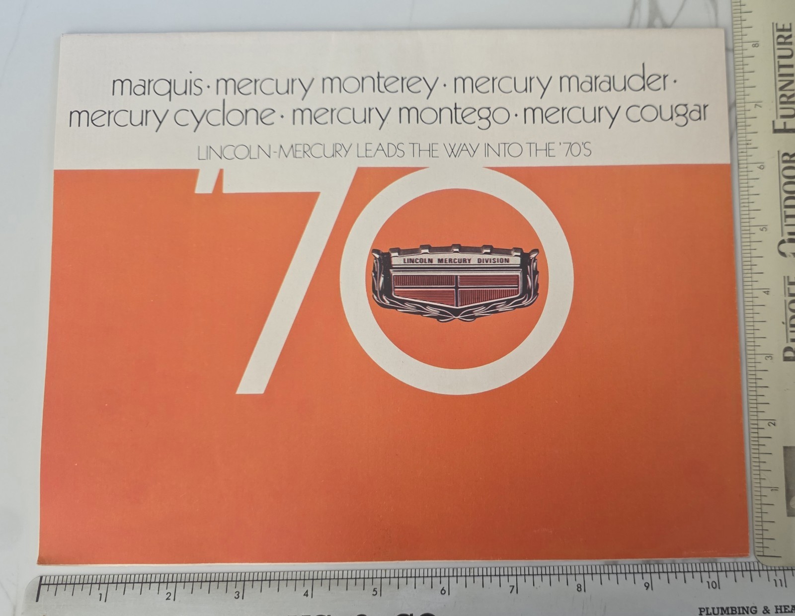 1970 Mercury BIG Sales Brochure Catalog Marquis Cyclone Cougar Montego Monterey thumbnail 2