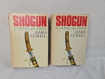 Shogun By James Clavell Volumes 1 & 2 Book Club Edition 1975 w/dust jackets