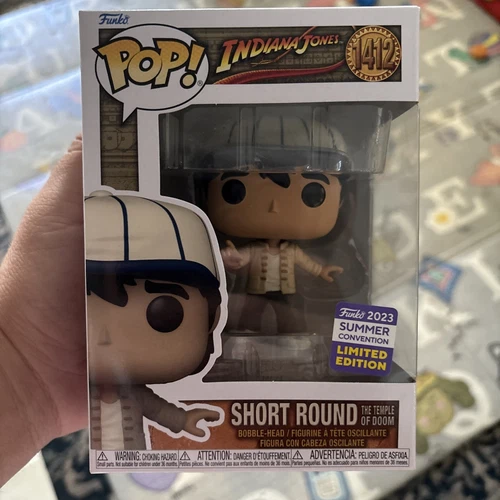 Funko Pop Indiana Jones Short Round 1412 2023 San DIego Comic Con Limited Summer