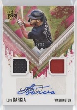 2021 Diamond Kings DK Material Signatures Holo Gold /99 Luis Garcia V Auto 0c6