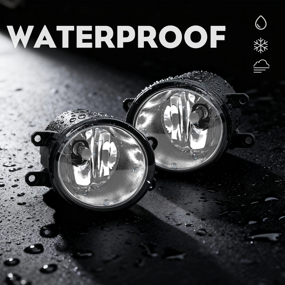 一对雾灯灯 左右 适合丰田凯美瑞 Yaris 雷克萨斯 美国 全新 — 第 4/4 张图片