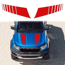 Compatible with 2PCS Car Hood Cover Vinyl Stripe Stickers Racing Stripes Auto...