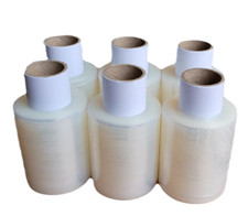 40 Rollen Ministretchfolie Stretchfolie Mini Transparent 100 mm x 100m 23my 0,35