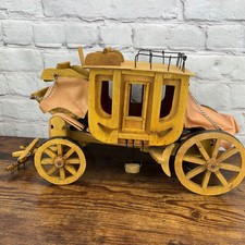 Vintage Wooden Stagecoach Decor Western Style...