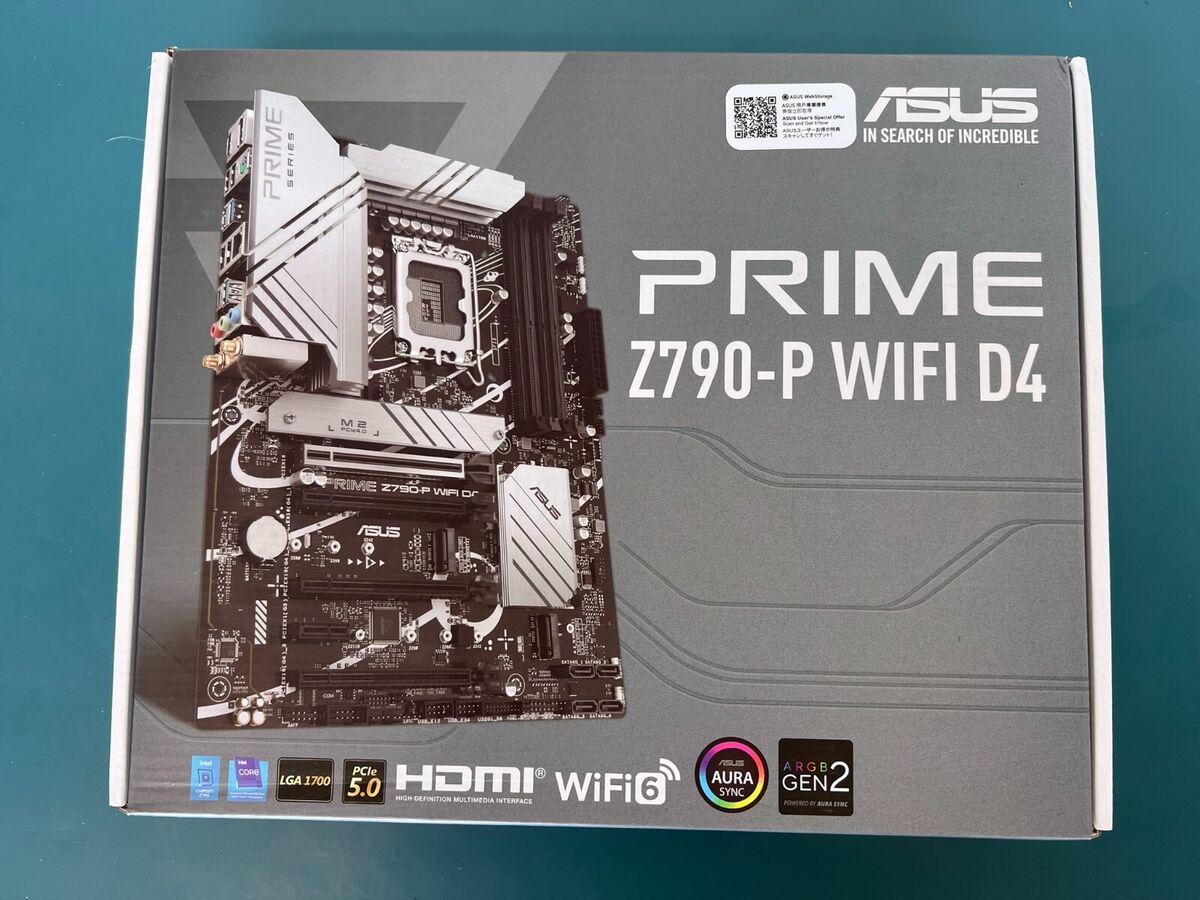 ASUS Prime Z790-P WiFi D4 LGA 1700 (Intel 12th&13th Gen) ATX Motherboard (PCIe 5 ASUS Prime Z790-P WiFi D4 LGA 1700 (Intel 12th&13th Gen) ATX Motherboard (PCIe 5