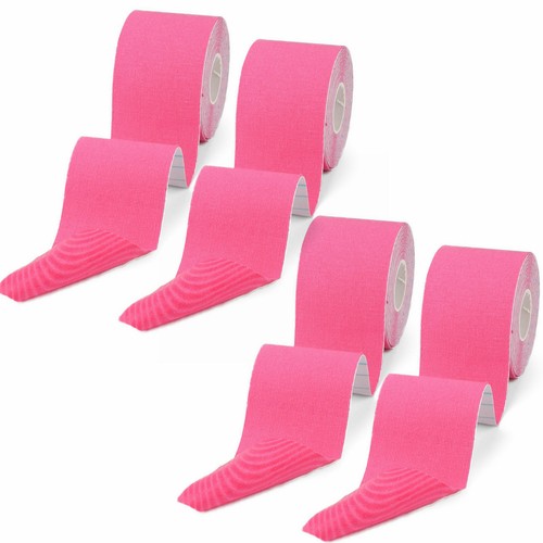 4 Rollen 5M Sport Elastisch Kinesiologie Tape Muskel Unterstützung Schmerz Pflege Wickel 2 Zoll - Bild 9 von 11