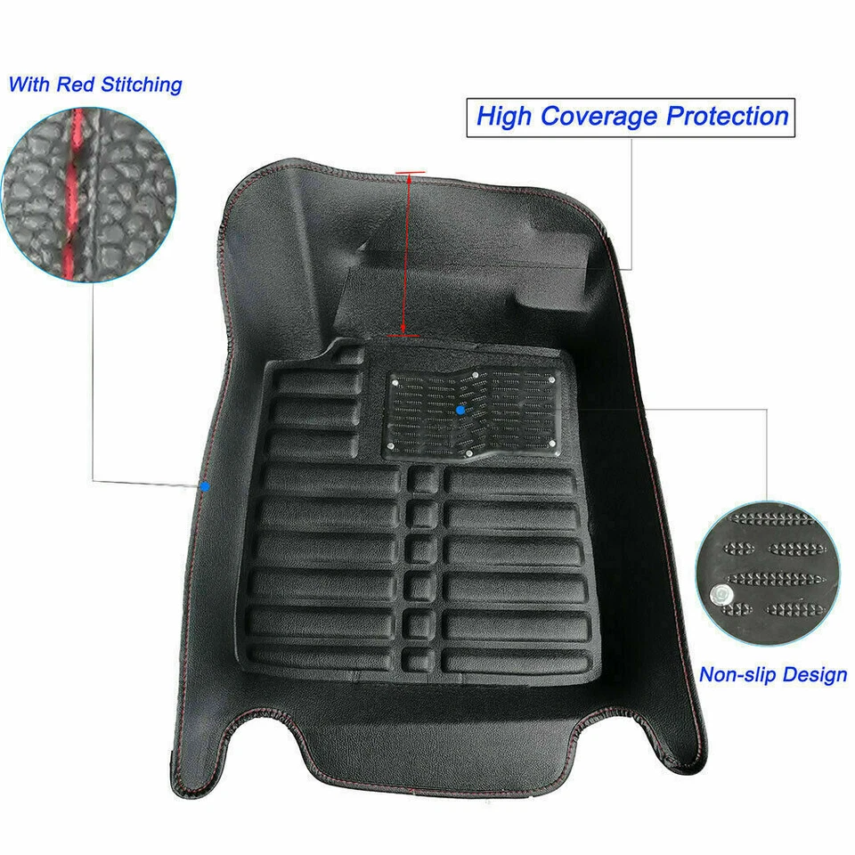 Alfombrillas impermeables XPE aptas para Toyota Camry 2007-2017 para todas las estaciones Foto 4 de 4