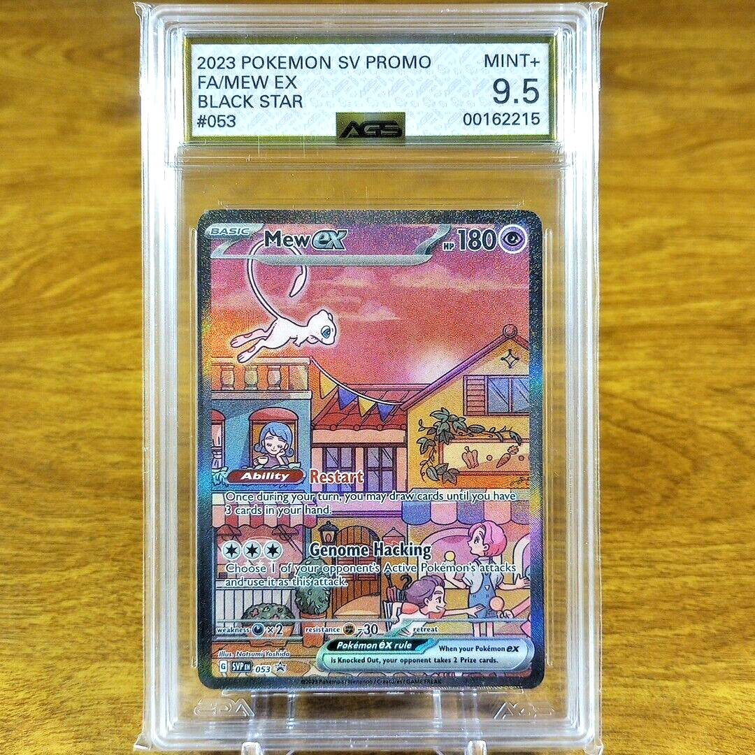 Pokemon Scarlet & Violet Black Star Promo Mew EX 053 AGS Pokemon Scarlet & Violet Black Star Promo Mew EX 053 AGS