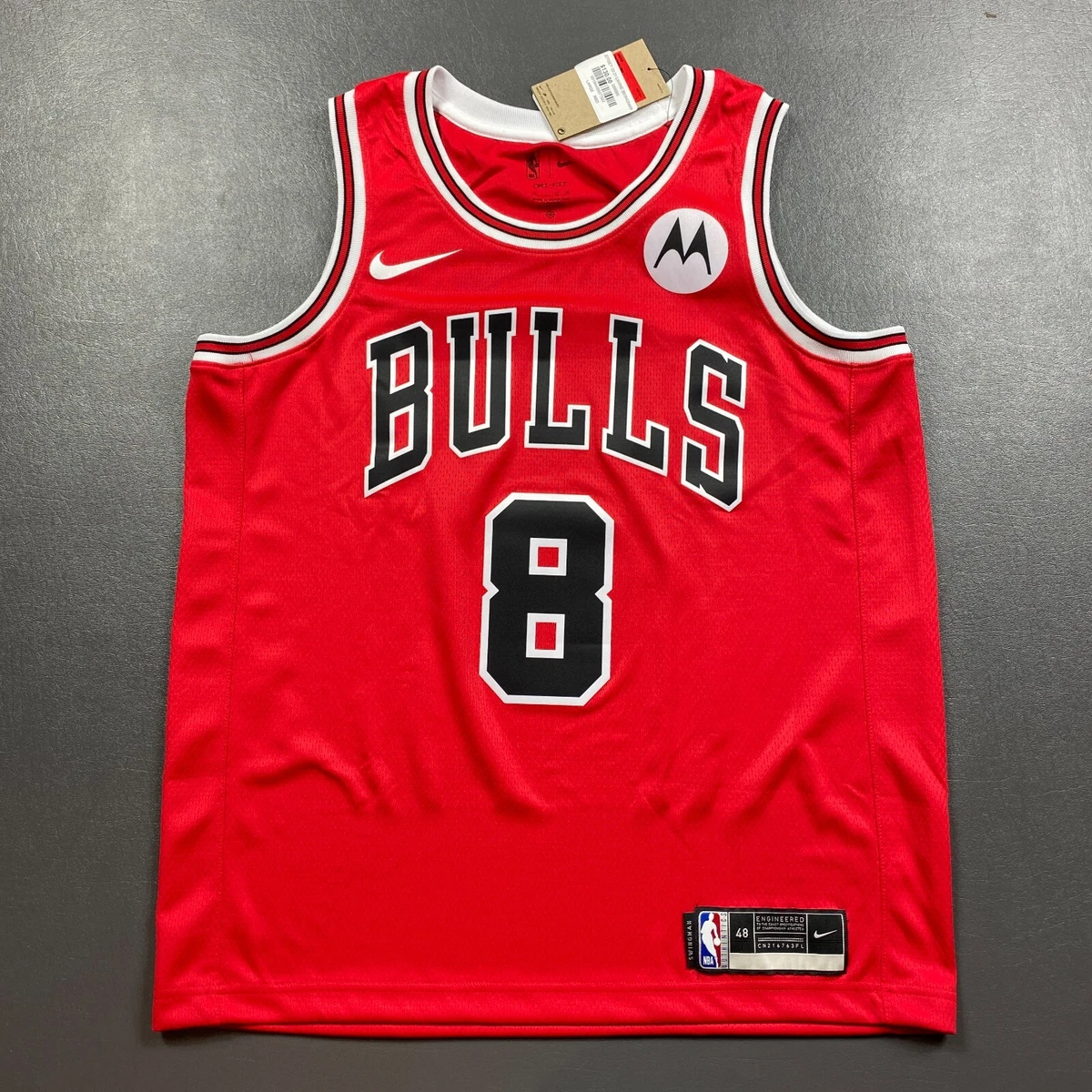 100 Authentic Zach Lavine Nike Bulls Icon Edition Swingman Jersey