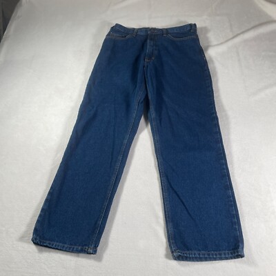 Y2K Jeans Mens 34 Pants Denim Full Blue Western Work Wear Outdoor Casual  34x30
