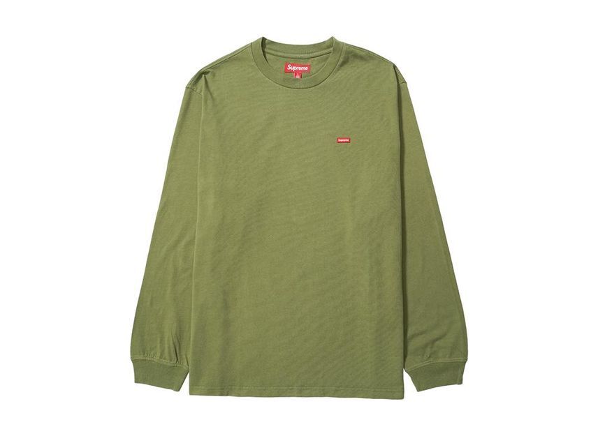 トップス Supreme Small Box Shirt L Olive 22aw Supreme Small Box L/S Tee Olive (25SS) | eBay