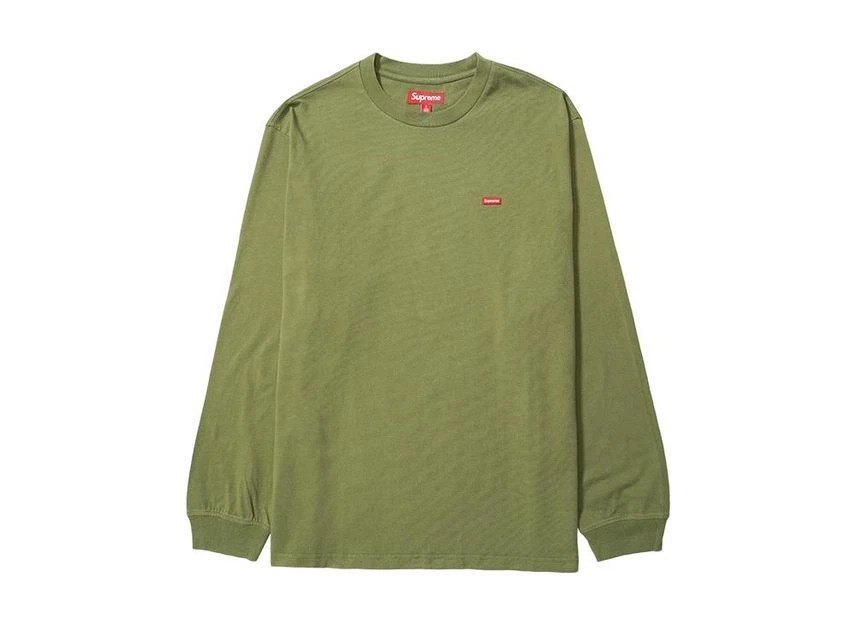 Supreme petite boîte L/S Tee Olive (25SS)