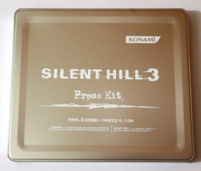 Silent Hill 3 Press Kit Vintage Tin Metal Case Promo Playstation 2 PS2 2003 Rare