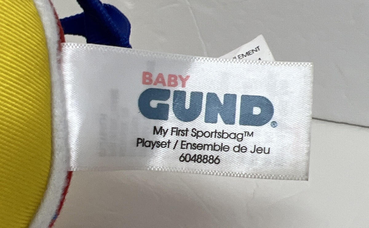Baby Gund My First Sports Bag Stuffed Plush 3 Balls Soccer Baby Gund My First Sports Bag Stuffed Plush 3 Balls Soccer