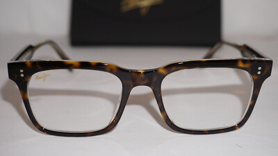 MAUI JIM New Eyeglasses With Case Tortoise Clear MJO2228 10G 50 20 145