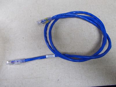 NEW Panduit Cat 6A Cable, Blue T568V PVQ-EU6AC5BU 5' *FREE
