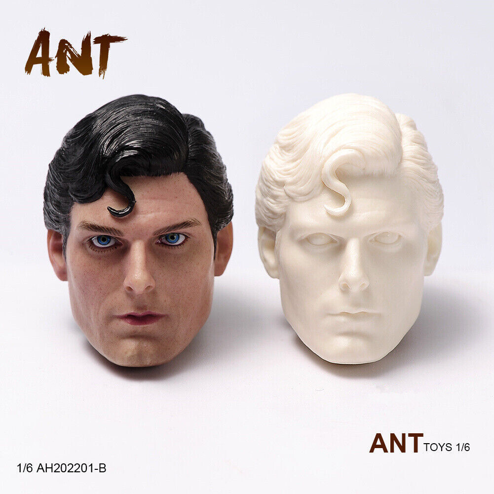 1:6 Superman Christopher Reeve Head Sculpt Fit 12