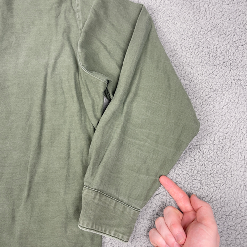 US Army Utility Hemd Herren 15,5 x 31 grün OG 107 Vietnam Ära 60er Satin Vintage - Bild 8 von 12
