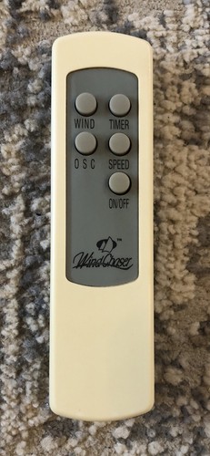 WindChaser wind chaser Fan Remote Control Tested For RSV 181 182 161 162 Tested